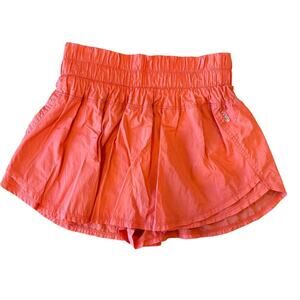 FREE PEOPLE MOVEMENT The Way Home Coral Athleisure Shorts Women size L